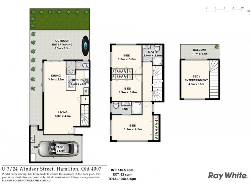 3/24 Windsor Street, Hamilton QLD 4007 Floorplan