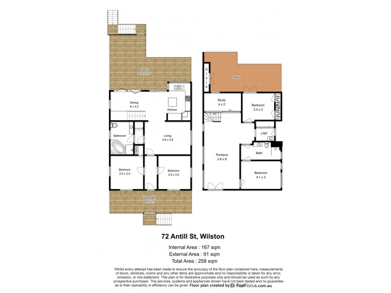 72 Antill Street, Wilston QLD 4051 Floorplan