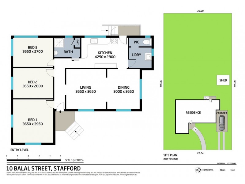 10 Balal Street, Stafford QLD 4053 Floorplan
