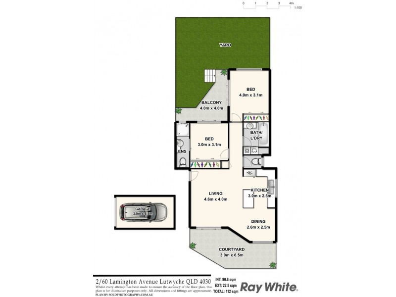 2/60 Lamington Avenue, Lutwyche QLD 4030 Floorplan
