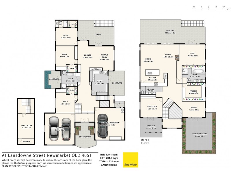 91 Lansdowne Street, Newmarket QLD 4051 Floorplan
