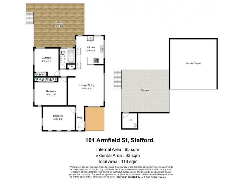101 Armfield Street, Stafford QLD 4053 Floorplan