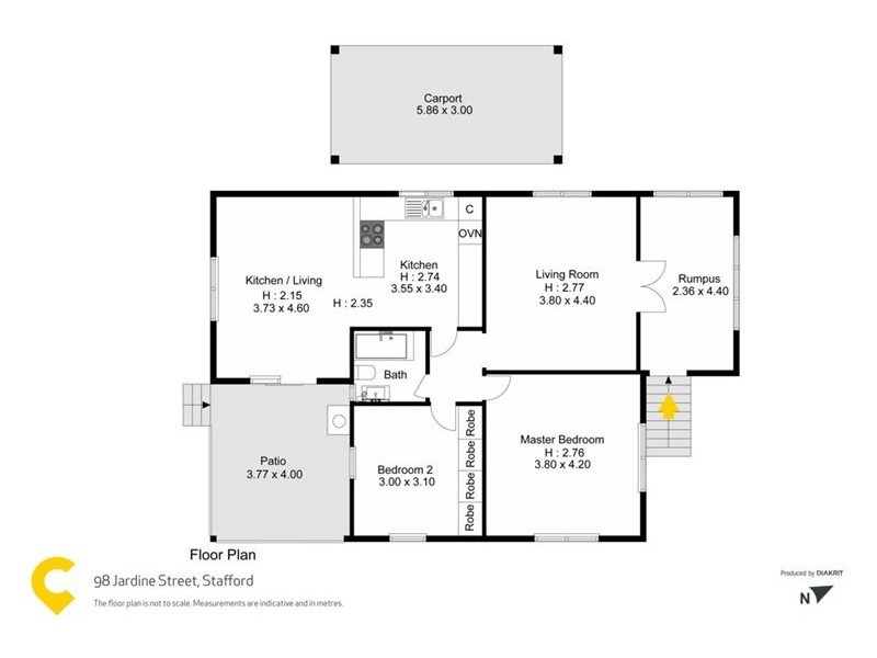 98 Jardine Street, Stafford QLD 4053 Floorplan
