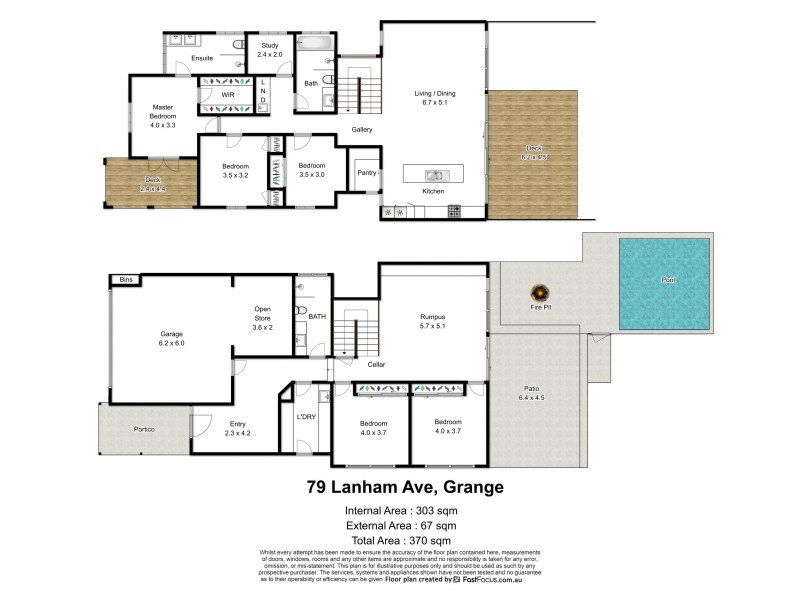 79 Lanham Avenue, Grange QLD 4051 Floorplan