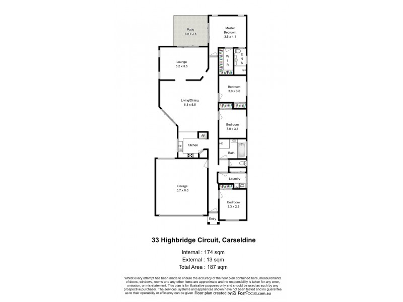 33 Highbridge Circuit, Carseldine QLD 4034 Floorplan