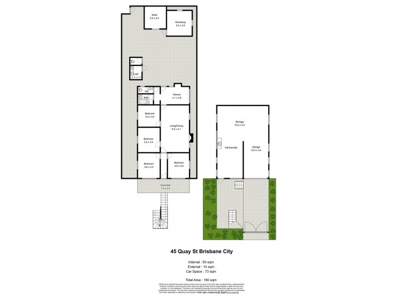 45 Quay Street, Brisbane City QLD 4000 Floorplan