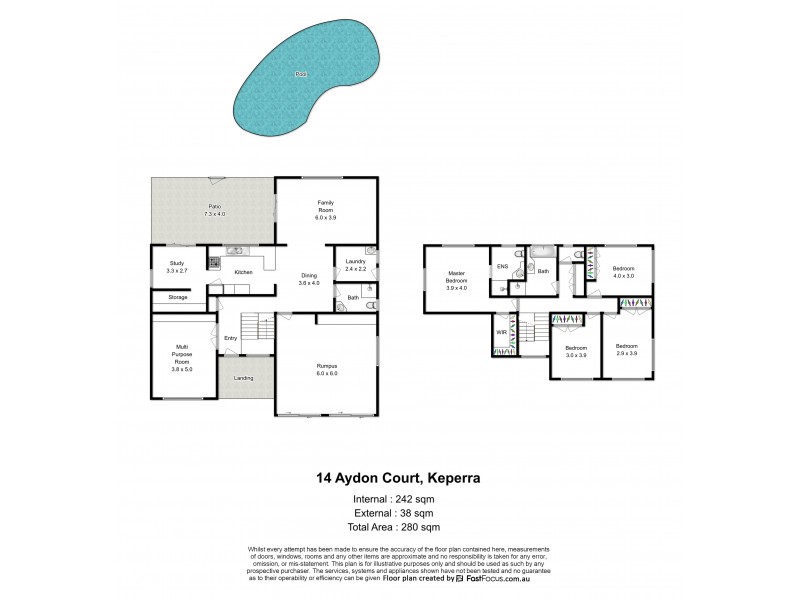 14 Aydon Court, Keperra QLD 4054 Floorplan