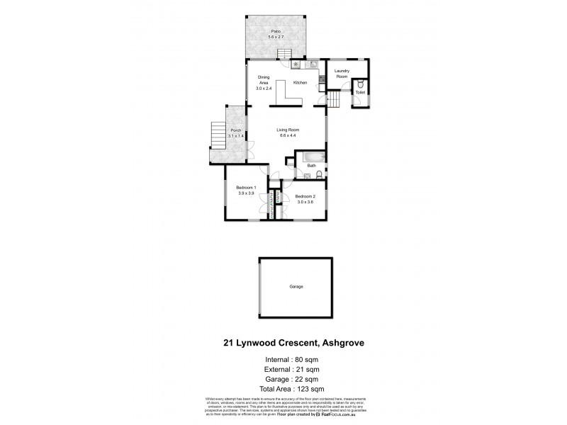 21 Lynwood Crescent, Ashgrove QLD 4060 Floorplan
