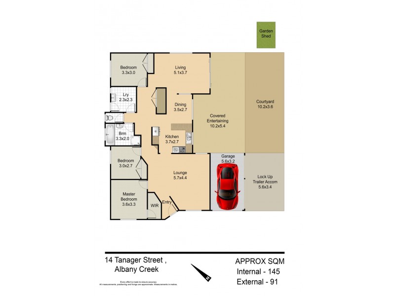 14 Tanager Street, Albany Creek QLD 4035 Floorplan