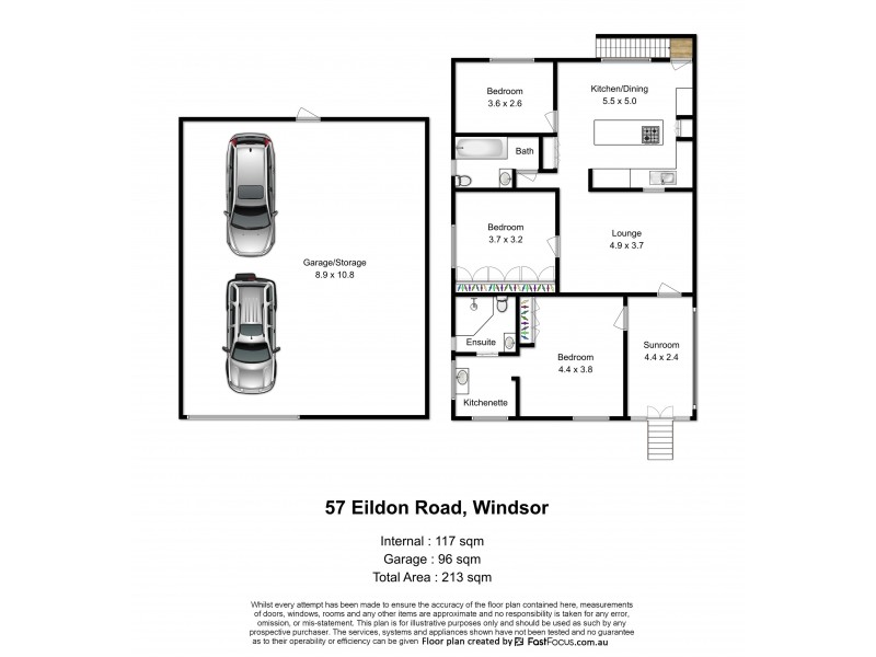 57 Eildon Rd, Windsor QLD 4030 Floorplan