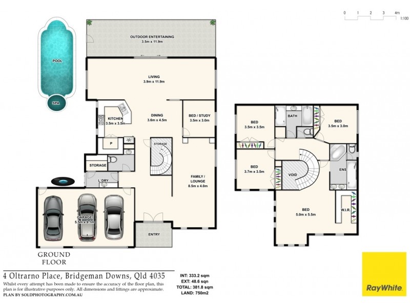 4 Oltrarno Place, Bridgeman Downs QLD 4035 Floorplan