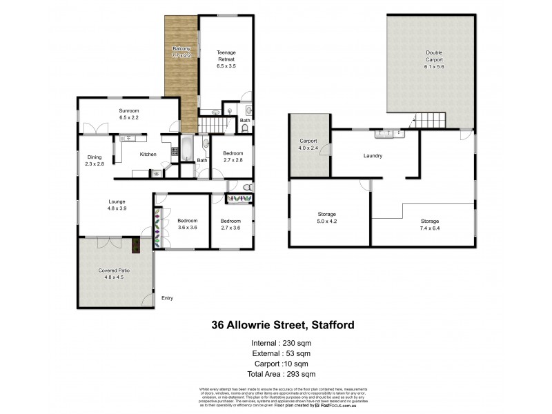 36 Allowrie Street, Stafford QLD 4053 Floorplan