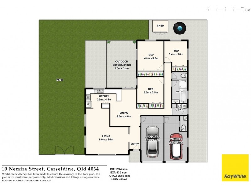 10 Nemira Street, Carseldine QLD 4034 Floorplan