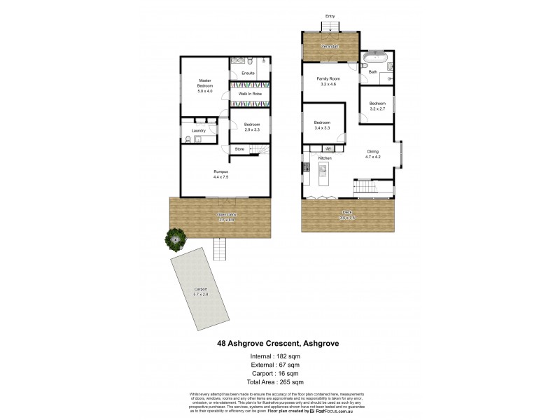 48 Ashgrove Crescent, Ashgrove QLD 4060 Floorplan