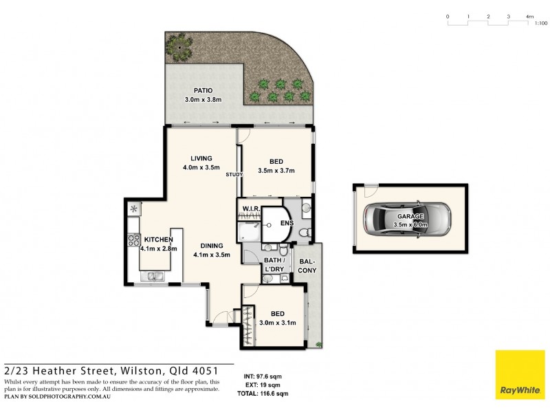 2/23 Heather Street, Wilston QLD 4051 Floorplan