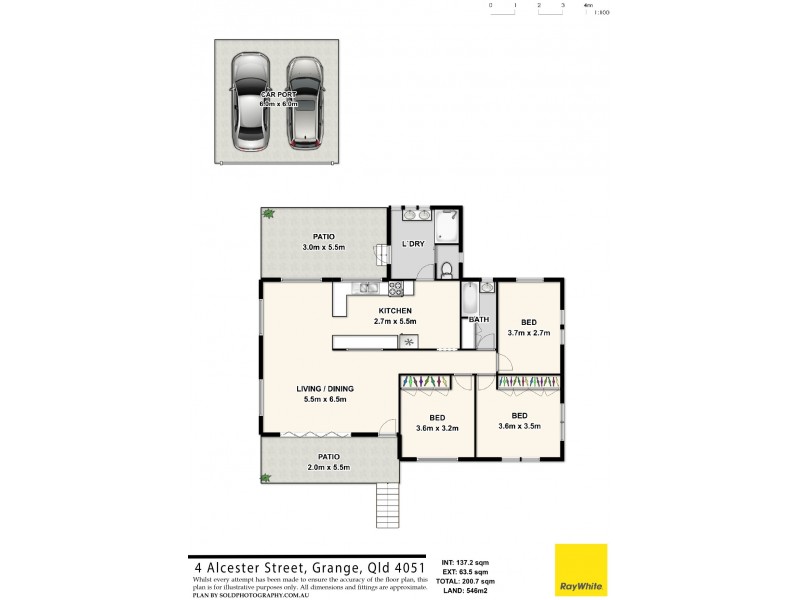 4 Alcester Street, Grange QLD 4051 Floorplan