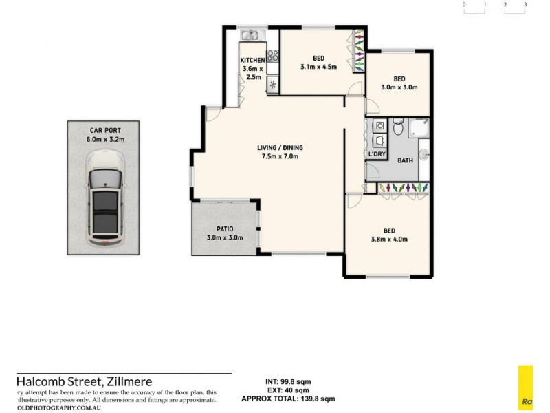5/10 Halcomb Street, Zillmere QLD 4034 Floorplan
