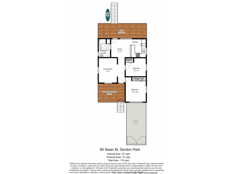 80 Swan Street, Gordon Park QLD 4031 Floorplan