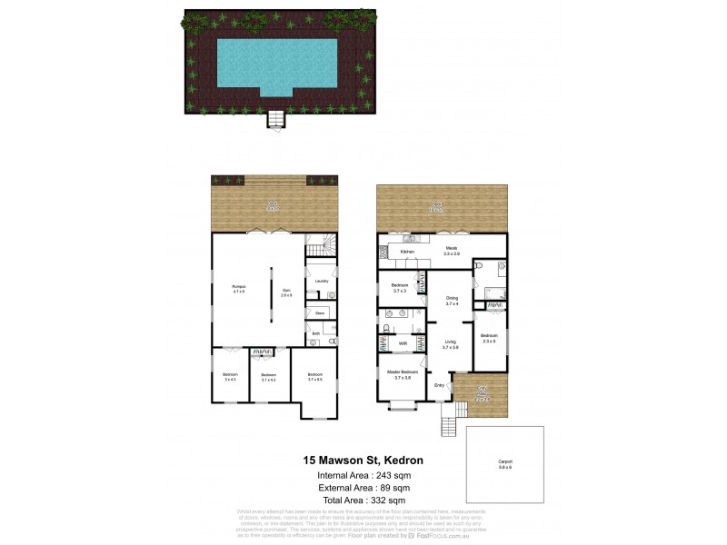 15 Mawson Street, Kedron QLD 4031 Floorplan