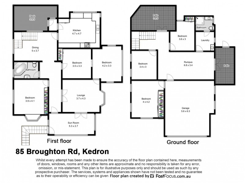 85 Broughton Road, Kedron QLD 4031 Floorplan