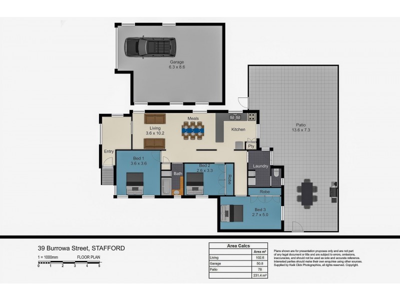 39 Burrowa Street, Stafford QLD 4053 Floorplan