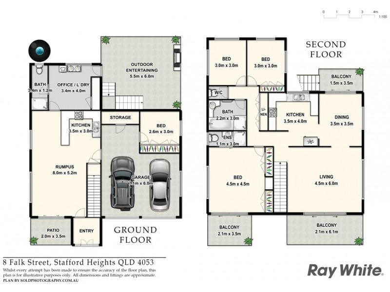 8 Falk Street, Stafford Heights QLD 4053 Floorplan