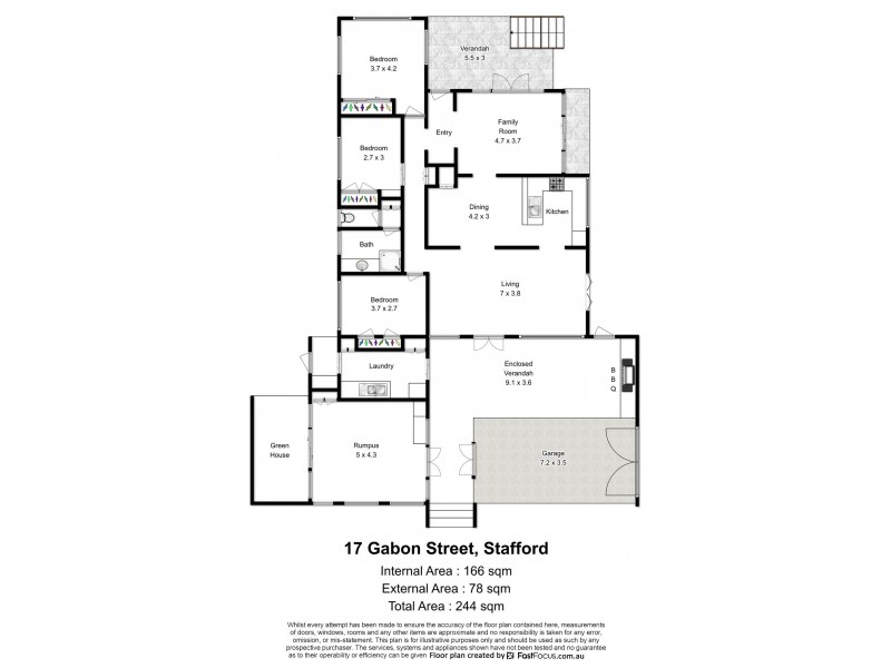 17 Gabon Street, Stafford QLD 4053 Floorplan