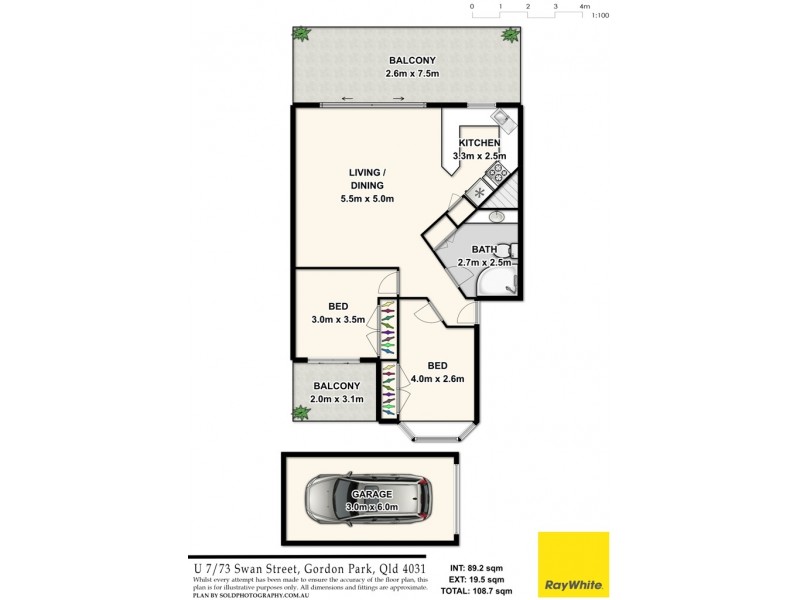 7/73 Swan Street, Gordon Park QLD 4031 Floorplan