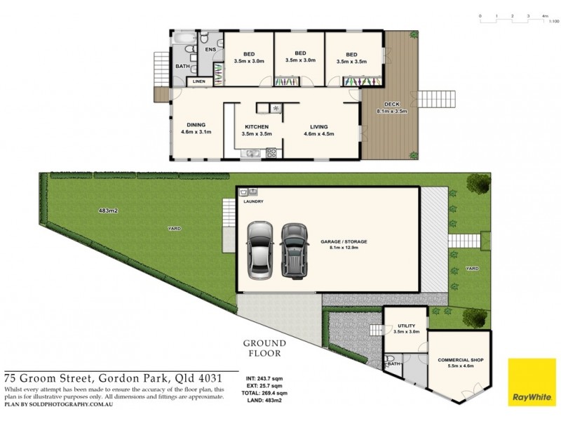 75 Groom Street, Gordon Park QLD 4031 Floorplan