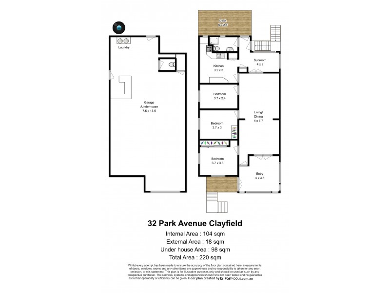 32 Park Avenue, Clayfield QLD 4011 Floorplan