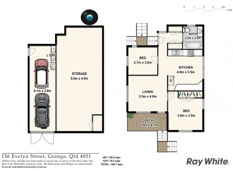 156 Evelyn Street, Grange QLD 4051 Floorplan