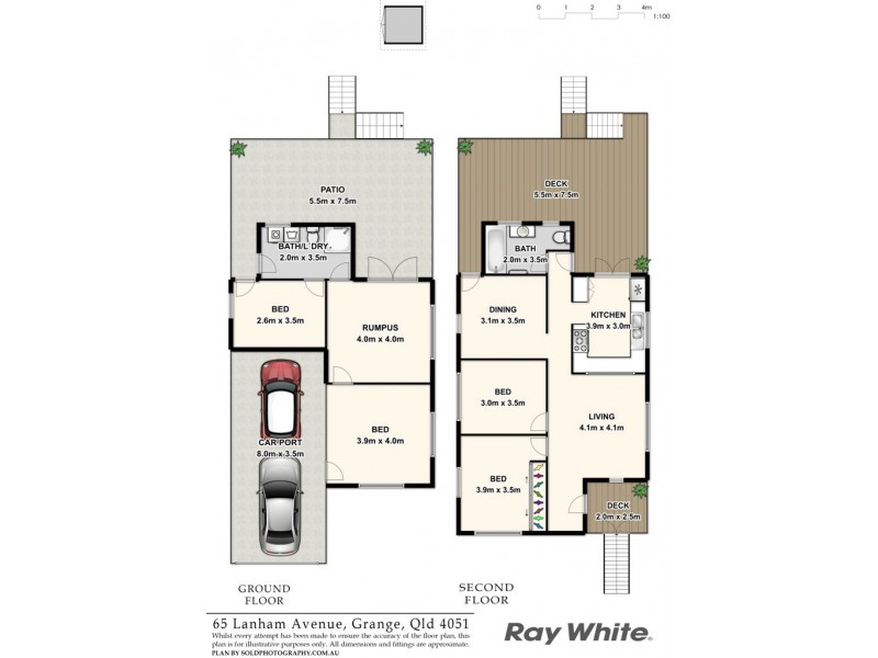 65 Lanham Ave, Grange QLD 4051 Floorplan