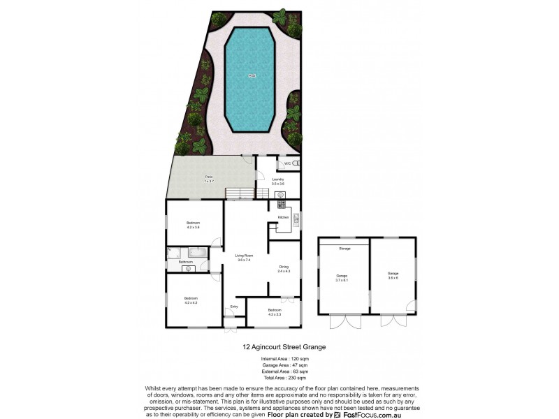 12 Agincourt Street, Grange QLD 4051 Floorplan