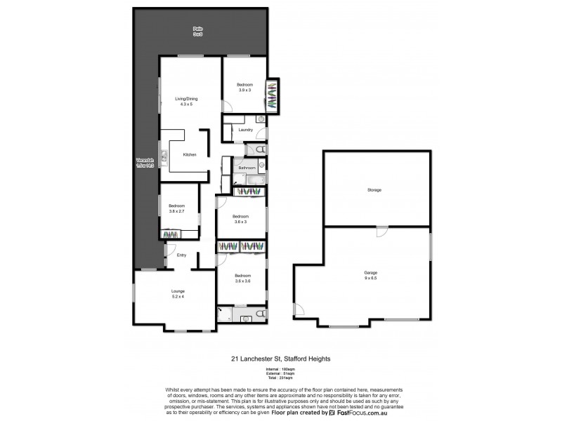 21 Lanchester Street, Stafford Heights QLD 4053 Floorplan