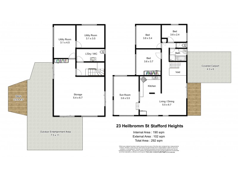23 Heilbromm Street, Stafford Heights QLD 4053 Floorplan
