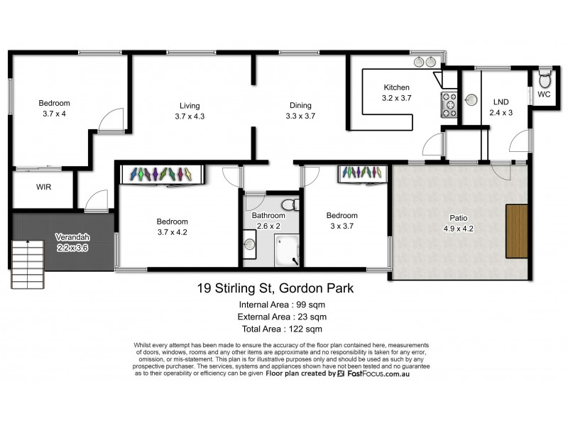 19 Stirling Street, Gordon Park QLD 4031 Floorplan