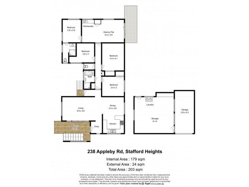 238 Appleby Road, Stafford Heights QLD 4053 Floorplan