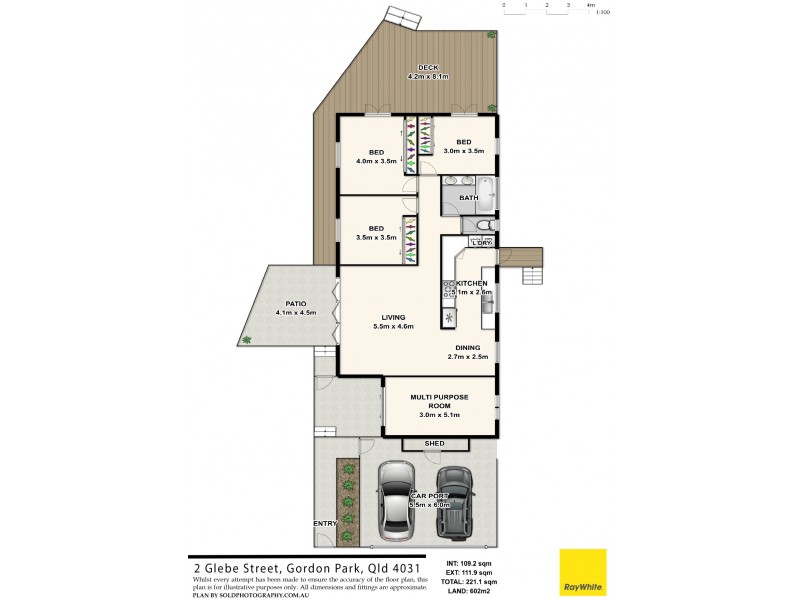 2 Glebe Street, Gordon Park QLD 4031 Floorplan