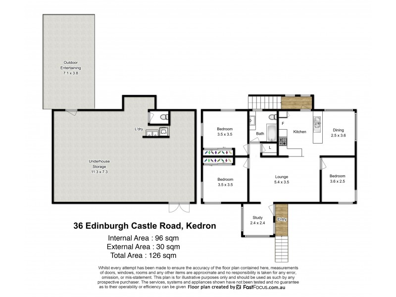 36 Edinburgh Castle Road, Kedron QLD 4031 Floorplan