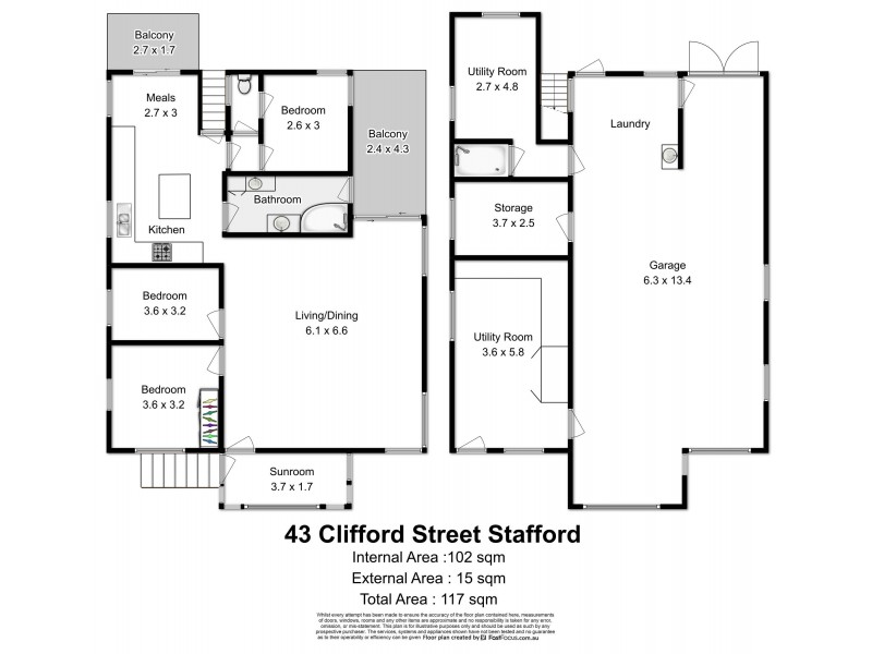 43 Clifford Street, Stafford QLD 4053 Floorplan