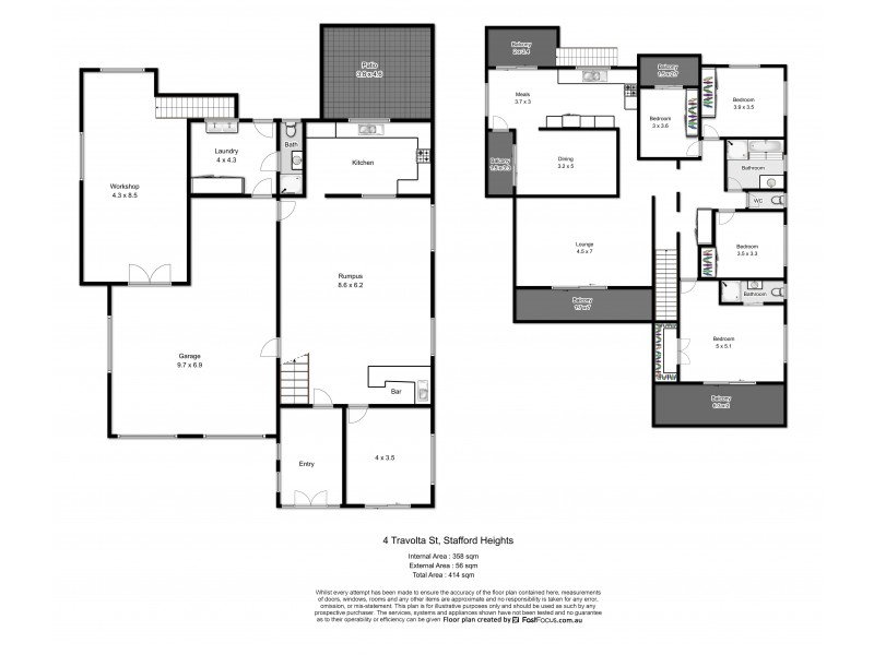 4 Travolta Street, Stafford Heights QLD 4053 Floorplan