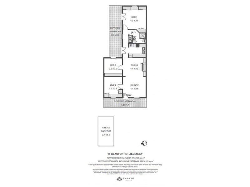 15 Beaufort Street, Alderley QLD 4051 Floorplan