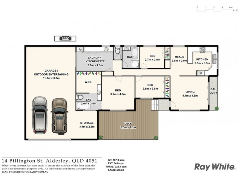 14 Billington Street, Alderley QLD 4051 Floorplan