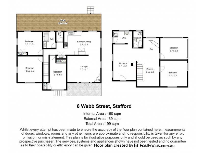 8 Webb Street, Stafford QLD 4053 Floorplan