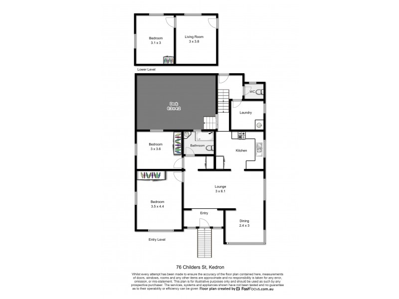 76 Childers Street, Kedron QLD 4031 Floorplan