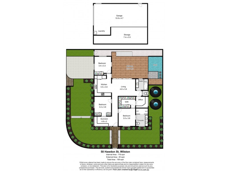 50 Hawdon Street, Wilston QLD 4051 Floorplan