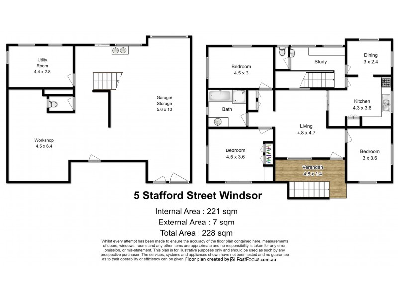 5 Stafford Street, Windsor QLD 4030 Floorplan