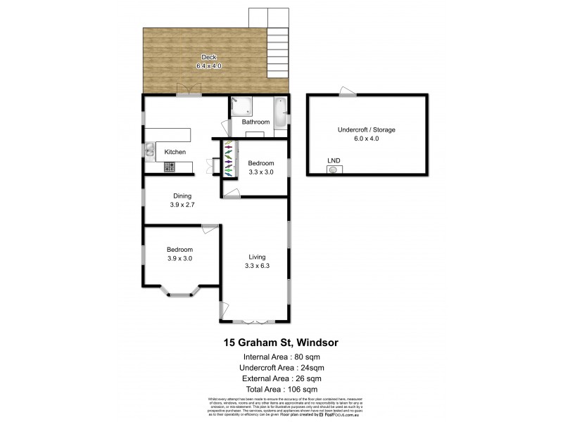 15 Graham Street, Windsor QLD 4030 Floorplan