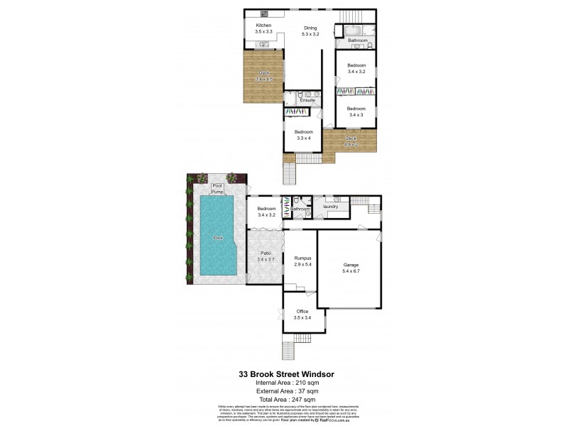 33 Brook Street, Windsor QLD 4030 Floorplan