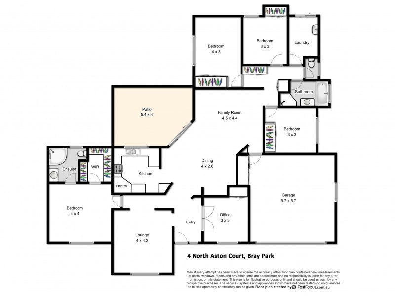4 North Aston Court, Bray Park QLD 4500 Floorplan